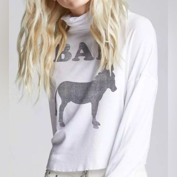 Recycled Karma Brands Odd People - Bad Donkey Turtleneck - NWT - M - Picture 3 of 5